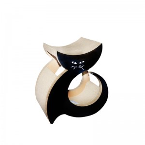 Εσωτερική χαρτόνι Cat House πολυλειτουργική συνδυασμένη χαρτί Cat House