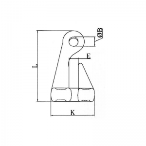 Σφυρήλατο αλουμινένιο μαχαίρι γάντζου ZP