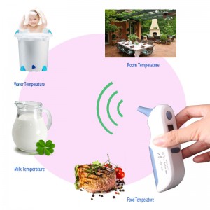 Άμεση ανάγνωση μη επαφής υπερύθρων θερμόμετρο αυτιών για τη χρήση του μωρού με την προειδοποίηση πυρετού και τα όργανα ελέγχου τ...