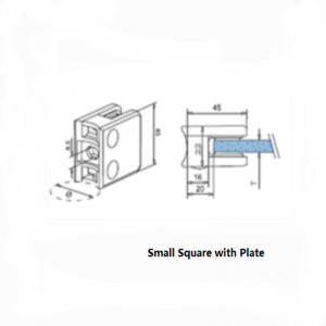 Ατσάλινος τετράγωνος τύπος από ανοξείδωτο χάλυβα με πλαστικό σφιγκτήρα