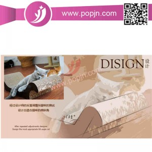 Ανθεκτικό χαριτωμένο σχήμα Κόκκινο κυματοειδές χαρτόνι σχιστόλιθος γάτας