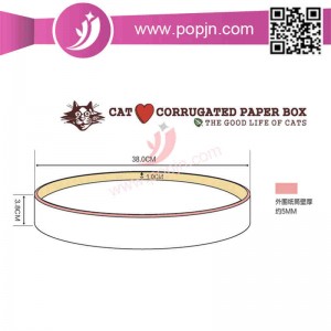 Έπιπλα κατοικίδιων ζώων Παιχνίδι για γάτες Παιχνίδι κυματοειδές χαρτόνι για γάτες