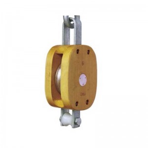 Κανονικό ξύλο μπλοκ-μονό με γάντζο