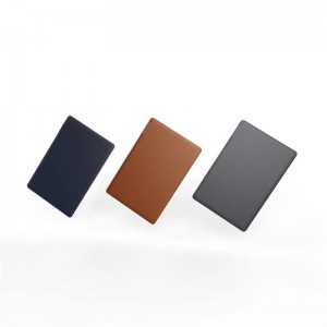 KPS-HBQ22 2 σε 1 Προσαρμοσμένο QI 5W υψηλής ποιότητας δερμάτινο λεπτό ποντίκι ασύρματο φορτιστή