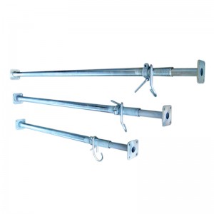 Γαλβανισμένο σκαλωσιόμετρο ζεστού χάλυβα Ρυθμιζόμενο στήριγμα χάλυβα