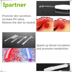 Ζεστό πώληση Φορητή D'arsonval υψηλής συχνότητας για τη θεραπεία της ακμής και της τριχόπτωσης