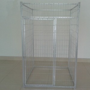 Υπαίθρια γαλβανισμένο πλέγμα με ζεστό βάθος Μεγάλο σκυλί φράχτη Μεγάλο σκυλί κλουβί Μεγάλο σκυλάκινο κυνοτροφείο