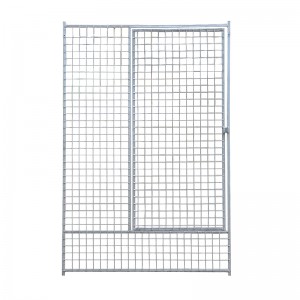 Υπαίθρια γαλβανισμένο πλέγμα με ζεστό βάθος Μεγάλο σκυλί φράχτη Μεγάλο σκυλί κλουβί Μεγάλο σκυλάκινο κυνοτροφείο