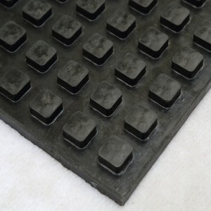 Honeycomb Pattern Anti vibration Καουτσούκ ματ καουτσούκ φύλλο για αγρόκτημα