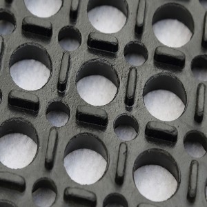 Anti σχίσιμο καουτσούκ αμορτισέρ χαλιών αποστράγγισης καουτσούκ δάπεδα χαλάκια για το ξενοδοχείο