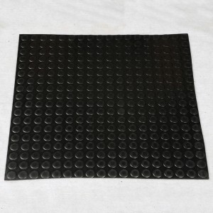 Στρογγυλό βαρέων φορτίων Ελαστικό πλακιδίων από καουτσούκ Καουτσούκ σταθερά πατάκια για σταθερή κτηνοτροφία