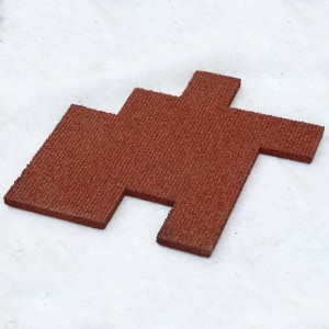 κρούση σκύλου τύπος οστού EPDM καουτσούκ Πλακάκι καουτσούκ παγομηχανή ματ για υπαίθρια