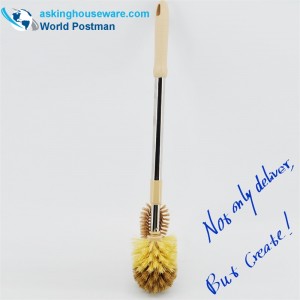 Πινέλο από ανοξείδωτο χάλυβα με πινέλο Akbrand, με ελαστικό πινέλο από ανοξείδωτο χάλυβα