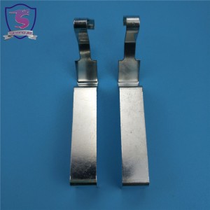 OEM μεταλλική σφραγίδα επίπεδη ελατήριο χαλκού χαλκού συνδετήρα κλιπ