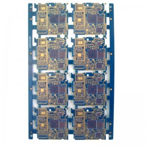 4 στρώσεις HDI Hybrid PCB υψηλής συχνότητας γεμισμένες με ρητίνη
