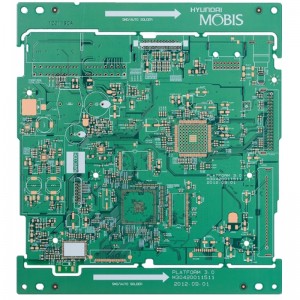4 στρώσεις HDI Hybrid PCB υψηλής συχνότητας γεμισμένες με ρητίνη