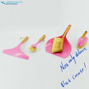 Akbrand Οικιακές Μπαμπού Χειρολαβές Βούρτσες Καθαρισμού 4in1