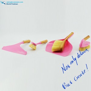 Akbrand Οικιακές Μπαμπού Χειρολαβές Βούρτσες Καθαρισμού 4in1