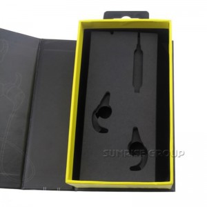 Προσαρμοσμένο χαρτί χειροποίητο ακουστικό συσκευασίας Μαγνητικό ακουστικό κλεισίματος κουτί