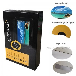 Dongguan Χονδρική Προσαρμοσμένη Σχεδίαση Lid-off χαρτονιού sunstech Ραδιόφωνο κουτί συσκευασίας