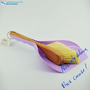 Akbrand Bamboo λαβή Dustpan βούρτσα