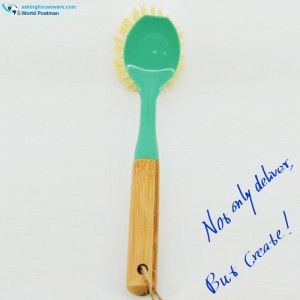 Akbrand Bamboo λαβή πινέλο καθαρισμού πιάτων στο Tiff. Χρώμα