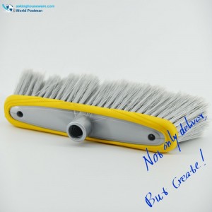 Ακράβδινη στρογγυλή λάμα από πλαστικό μέταλλο με χοντρό μαλακό TPR Bordure διπλές τρύπες στο πινέλο