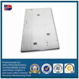 Μεγάλου μεγέθους Πλάκα αλουμινίου καλό CNC τελειώματος Μηχανουργική κατεργασία εξαρτημάτων