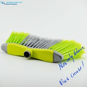 Akbrand Πλαστικό Κεφάλι Σκουπιδιών με το Σχήμα Μεταφοράς Βούρτσα και τις Μακριές Πολύχρωμες Τρίχες