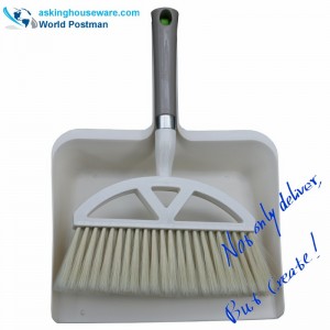Akbrand Dustpan Βούρτσα σκούπα με τετράγωνο μεγάλο μέγεθος Dustpan
