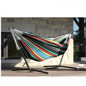 Διπλή βραζιλιάνικη Corluful Hammock - Διπλό κρεβάτι ατόμων για αυλή, βεράντα, εξωτερική και εσωτερική χρήση - μαλακό υφασμάτινο βαμβακερό...