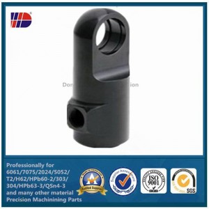 Ακριβής μαύρη πλαστική μηχανική κατεργασία POM για εξαρτήματα πλαστικού