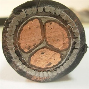 35mm 4 πυρήνας θωρακισμένο καλώδιο μόνωσης χαλκού Xlpe STA SWA για υπόγεια