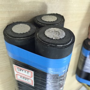 NFC33226-PR XLPE Μονωμένο καλώδιο τροφοδοσίας UG MV 12KV 24KV 36KV για υπόγειο