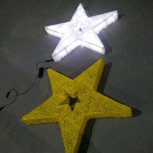 LED Star Χριστουγεννιάτικα διακοσμητικά ζεστά λευκά LED φώτα αστέρια