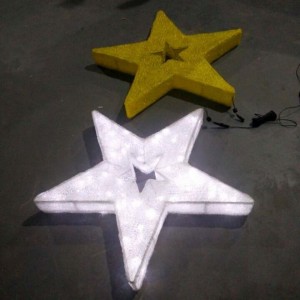 LED Star Χριστουγεννιάτικα διακοσμητικά ζεστά λευκά LED φώτα αστέρια
