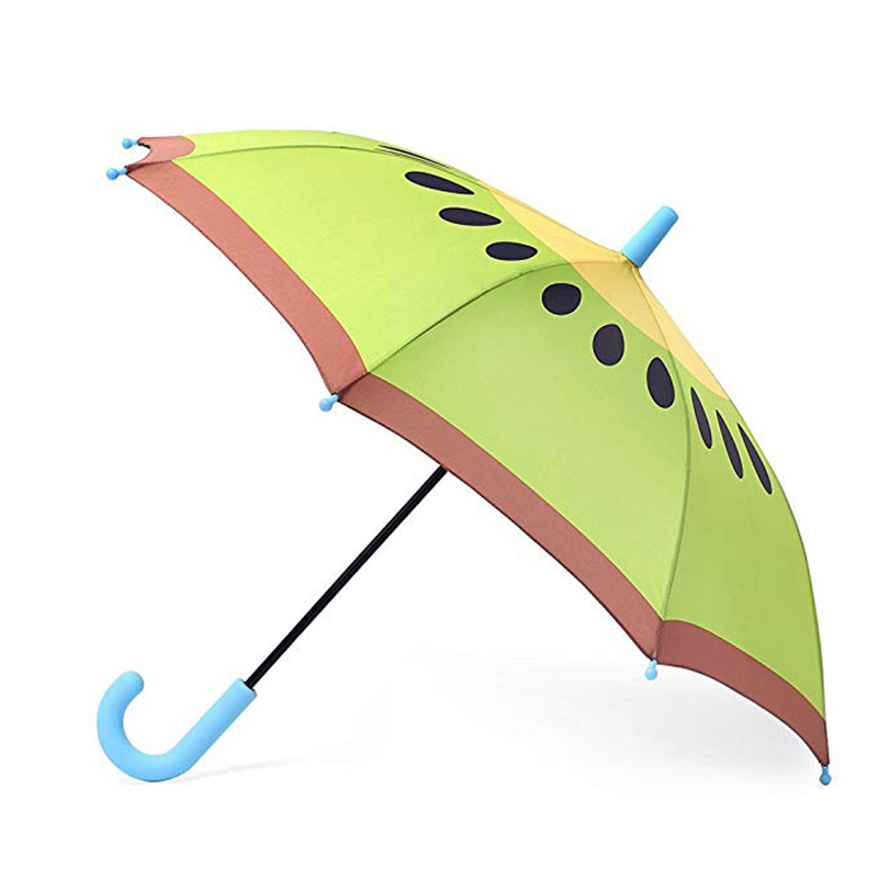 Αυτόματη ανοιχτή ομπρέλα φρούτων Παιδιά παιδιά Αξιολάτρευτο μοντέλα αχιβάδας βροχή ευθεία Ομπρέλα