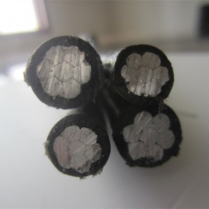 0.6 / 1kv επικεφαλής διπλής όψης triplex quadruplex πτώση υπηρεσίας καλώδιο abc