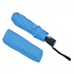 Υψηλή ποιότητα ταξιδιού Αυτόματη ανοικτή συμπαγής πτυσσόμενη αδιάβροχη φορητή ομπρέλα