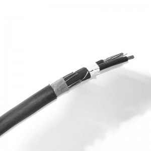 Πρότυπο ASTM Ηλεκτρικό Straight Concentric Cable 6 / 3AWG 70 ℃ Για μόνωση από PVC