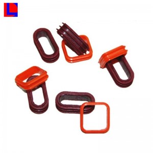 φθηνή τιμή προσαρμοσμένη κόκκινη σιλικόνη / NBR / EPDM / CR / SBR φλάντζα στεγανοποίησης