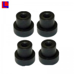 Nonslip καουτσούκ πόδι προστατευτικό επίπλων ντουλάπα μαύρο πόδια nylon