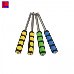 Δημοφιλή μαγεία αλουμινίου τηλεσκοπική λαβή με καουτσούκ ή πλαστικό μέρος