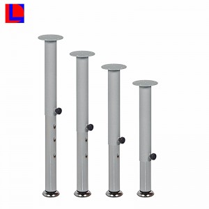 OEM υπηρεσία Κίνα Φτηνές τιμές αλουμίνιο πίνακα γύρο / τετράγωνο τηλεσκοπικά πόδια