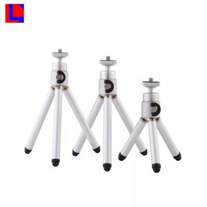 Εύκολη μεταφορά όμορφο φορητό τηλεσκοπικό τρίποδο JK αλουμινίου υψηλής ποιότητας για φωτογραφική μηχανή και τηλέφωνο