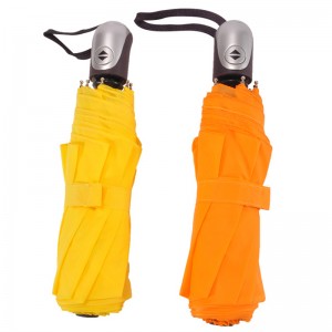 αυτόματη αναδιπλούμενη ομπρέλα αυτοκινήτου ανοιχτή και κλειστή ομπρέλα Προωθητική ομπρέλα δώρου 3 φορές