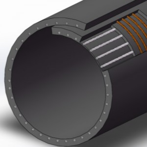 Σωλήνας μεταφοράς σωλήνων από καουτσούκ