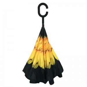 Υπηρεσία παραγγελιών μικρής ποσότητας για υπηρεσίες παραγγελίας OEM Upside Down Reverse Umbrella