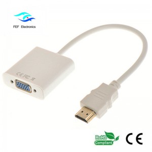 hdmi αρσενικό σε vga θηλυκό μετατροπέα Κωδικός: FEF-HIC-001