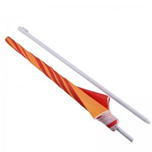 προσαρμοσμένη ηλιακή εξωτερική ομπρέλα παραλίας